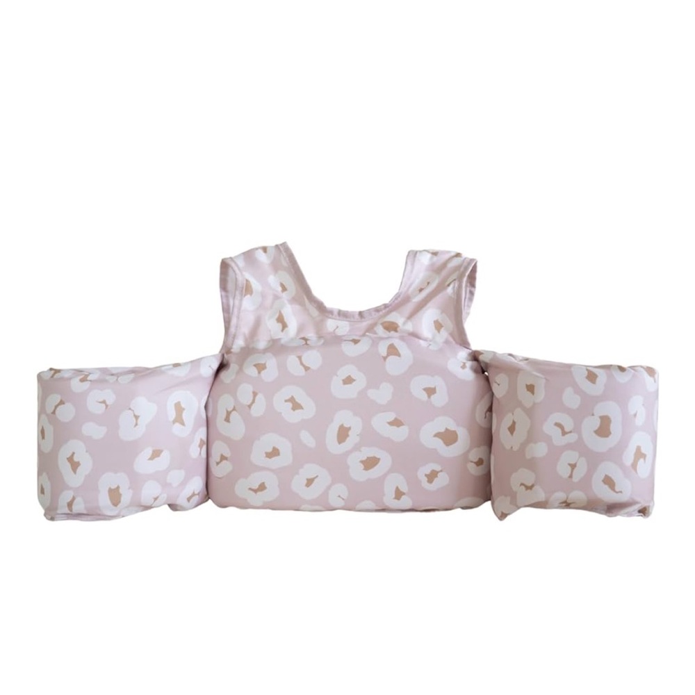 Leopard Print Kids Swim Vest